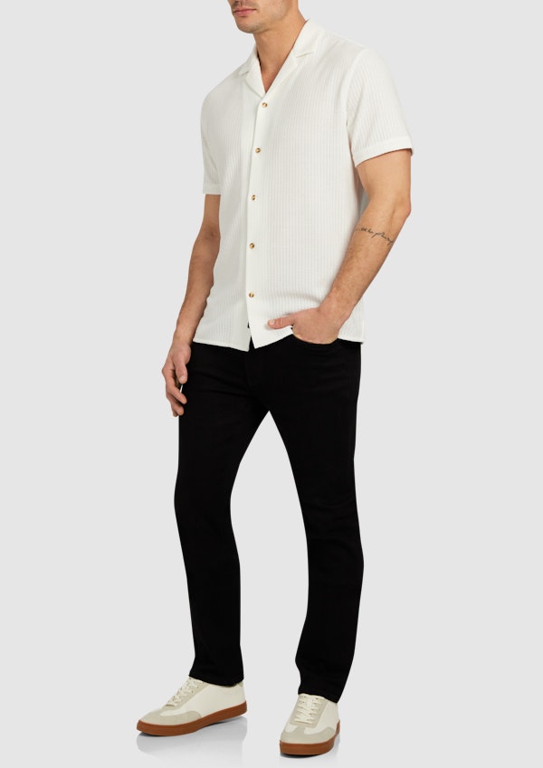 White Matera Textured Shirt