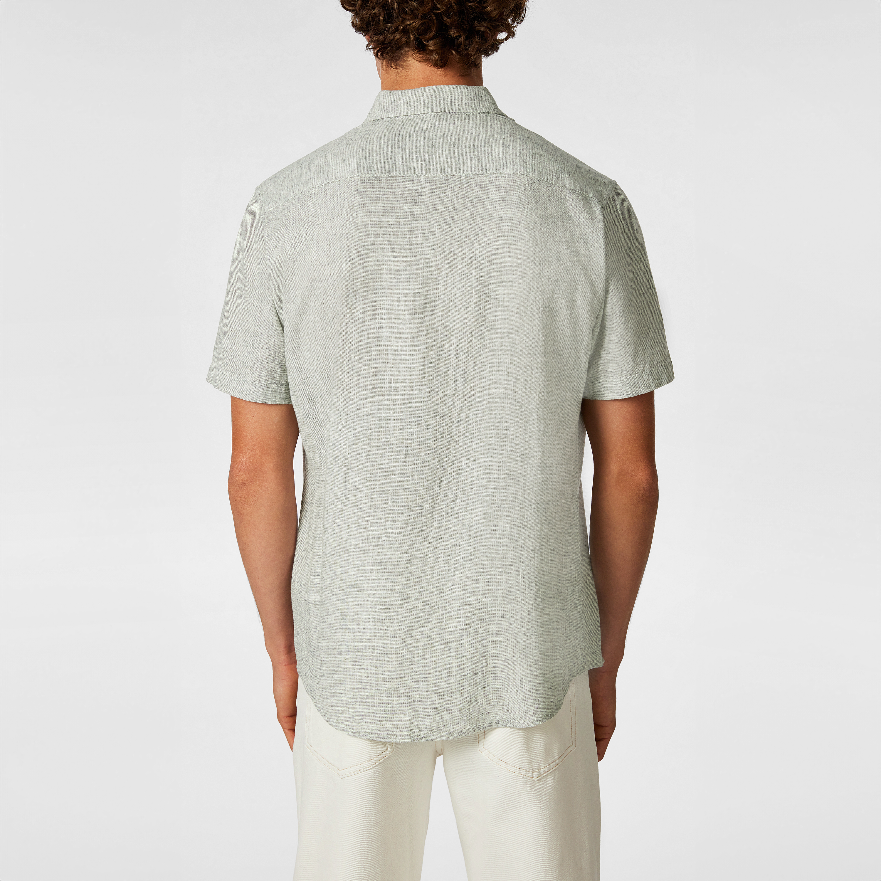 Kieran Linen Blend Short Sleeve Shirt