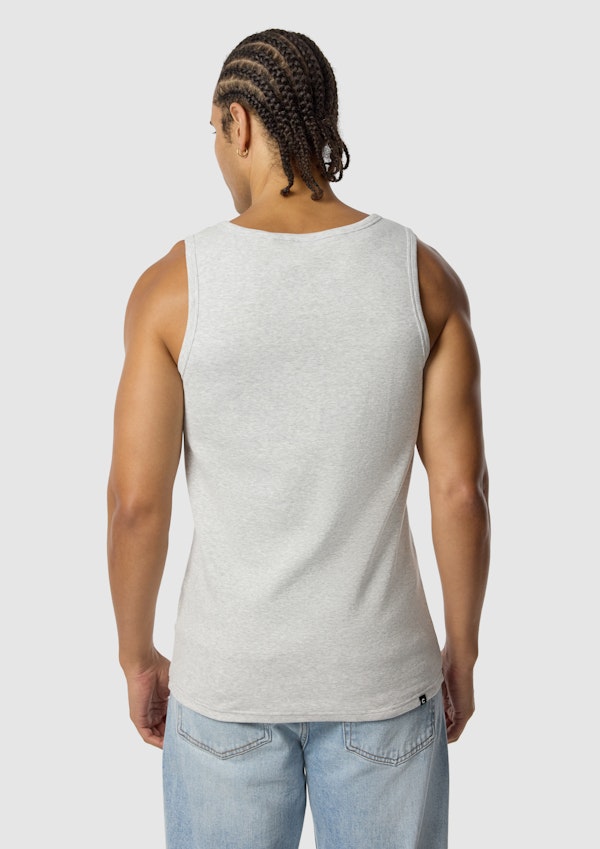 Light Grey Rib Singlet