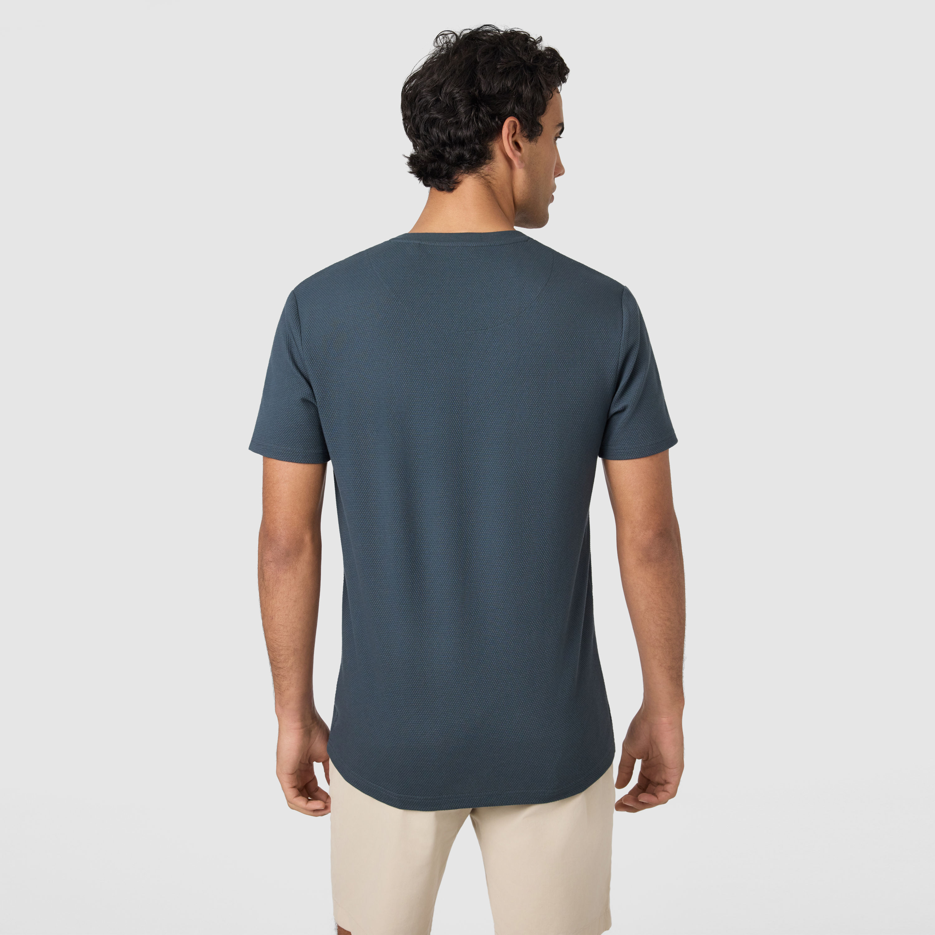 Petrol Blue Pete Henley Tee