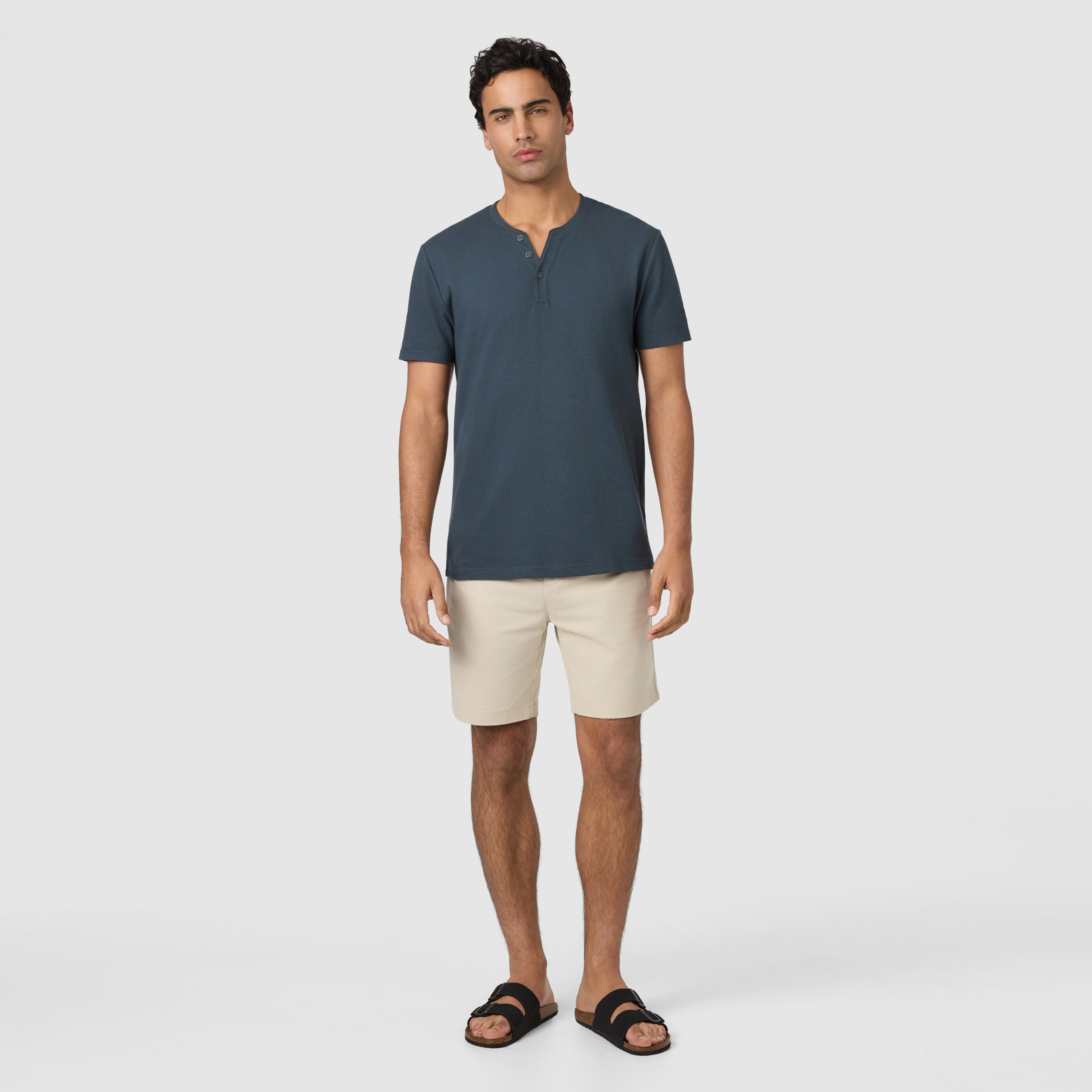 Petrol Blue Pete Henley Tee