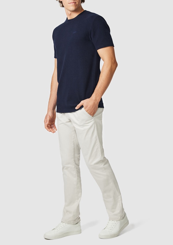 Navy Hardy Crew Neck Tee