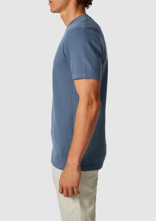 Steel Blue Hardy Crew Neck Tee