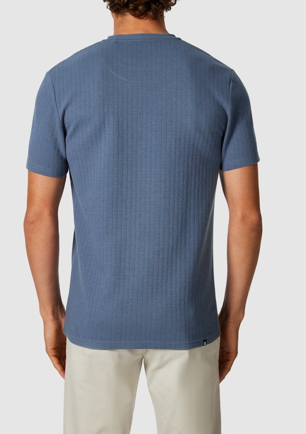 Steel Blue Hardy Crew Neck Tee