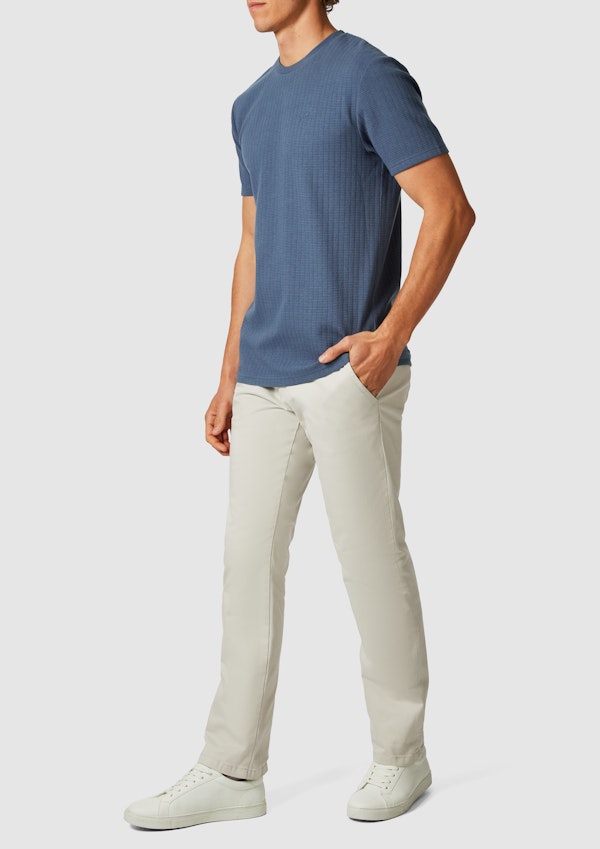 Steel Blue Hardy Crew Neck Tee