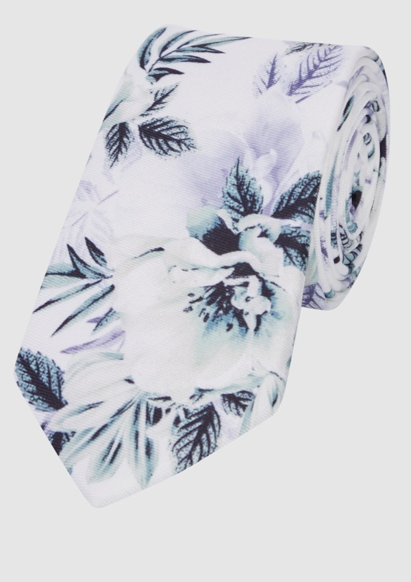 Printed Floral 6 Cm Tie