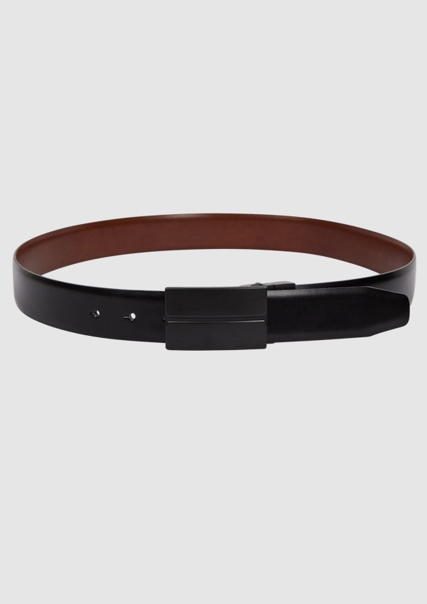 Black / Tan Munich Reversible Belt