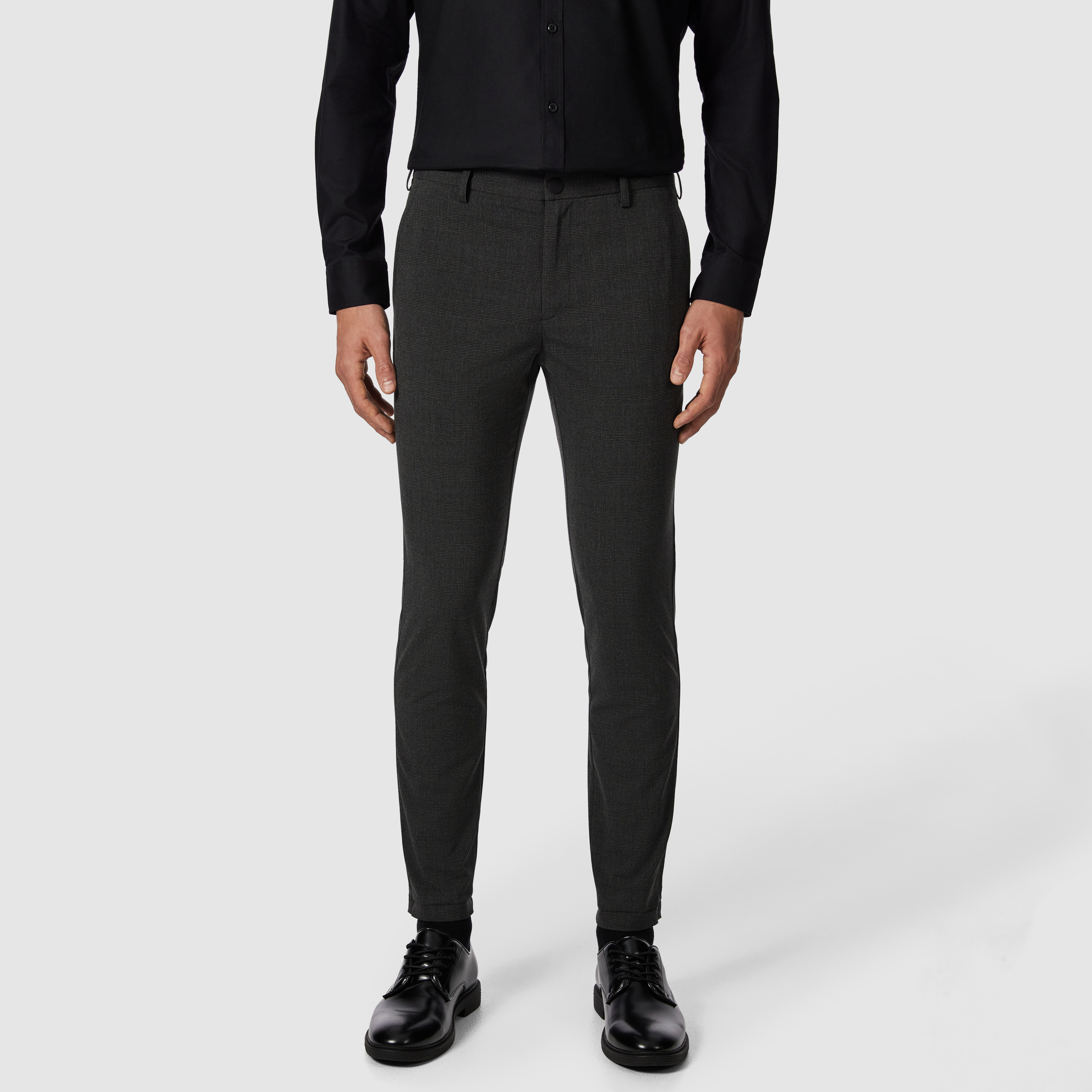 Corby Skinny Check Stretch Chino