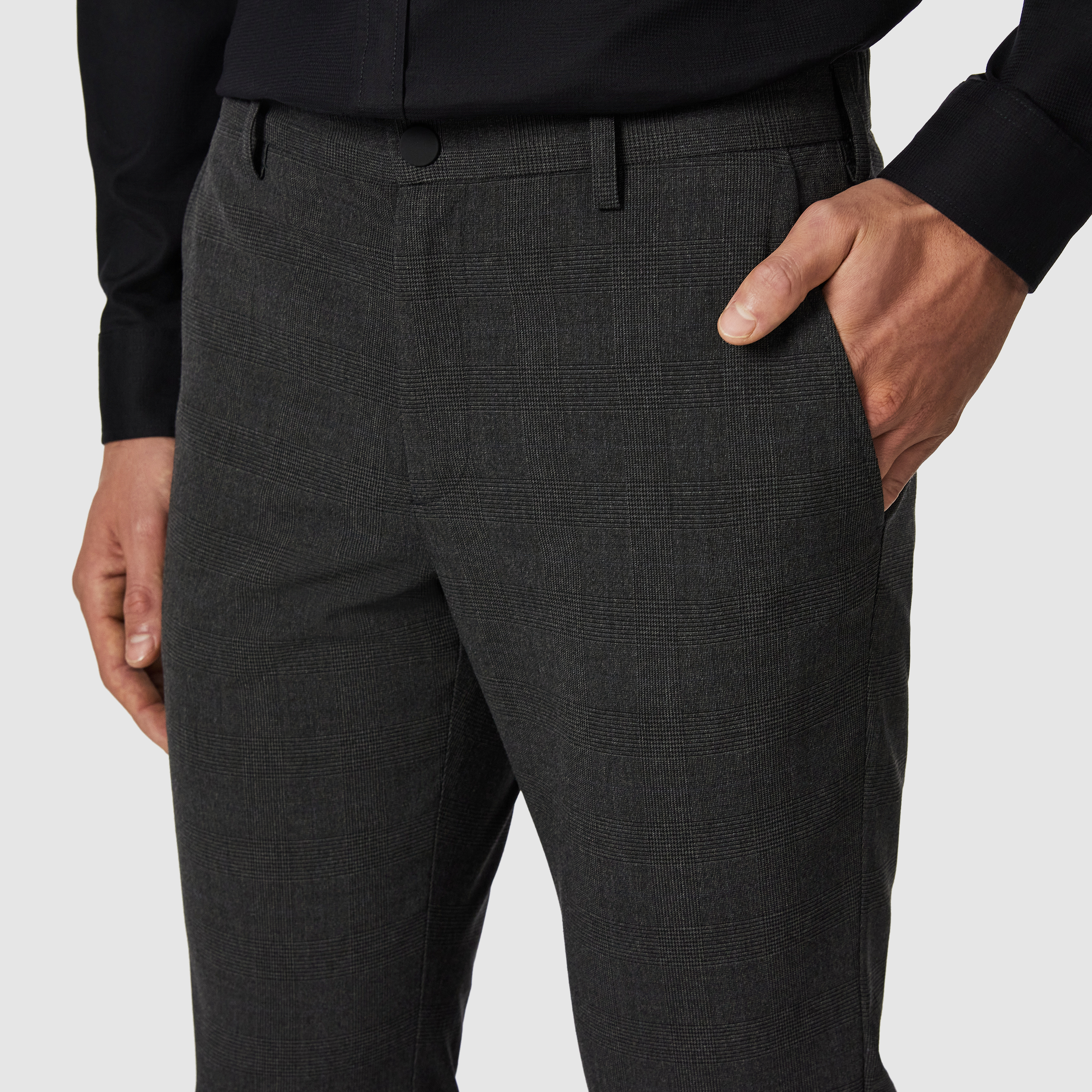 Corby Skinny Check Stretch Chino