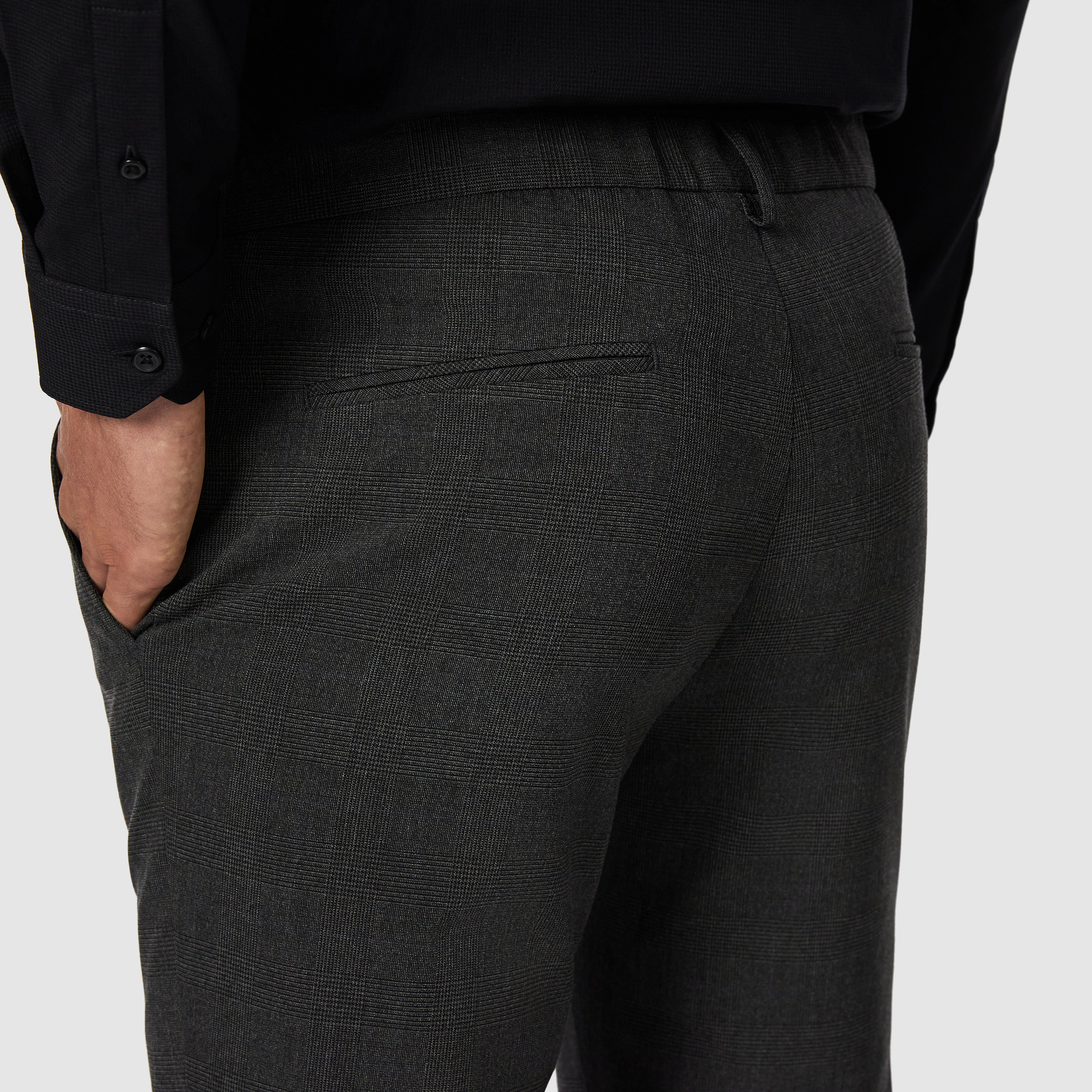 Corby Skinny Check Stretch Chino