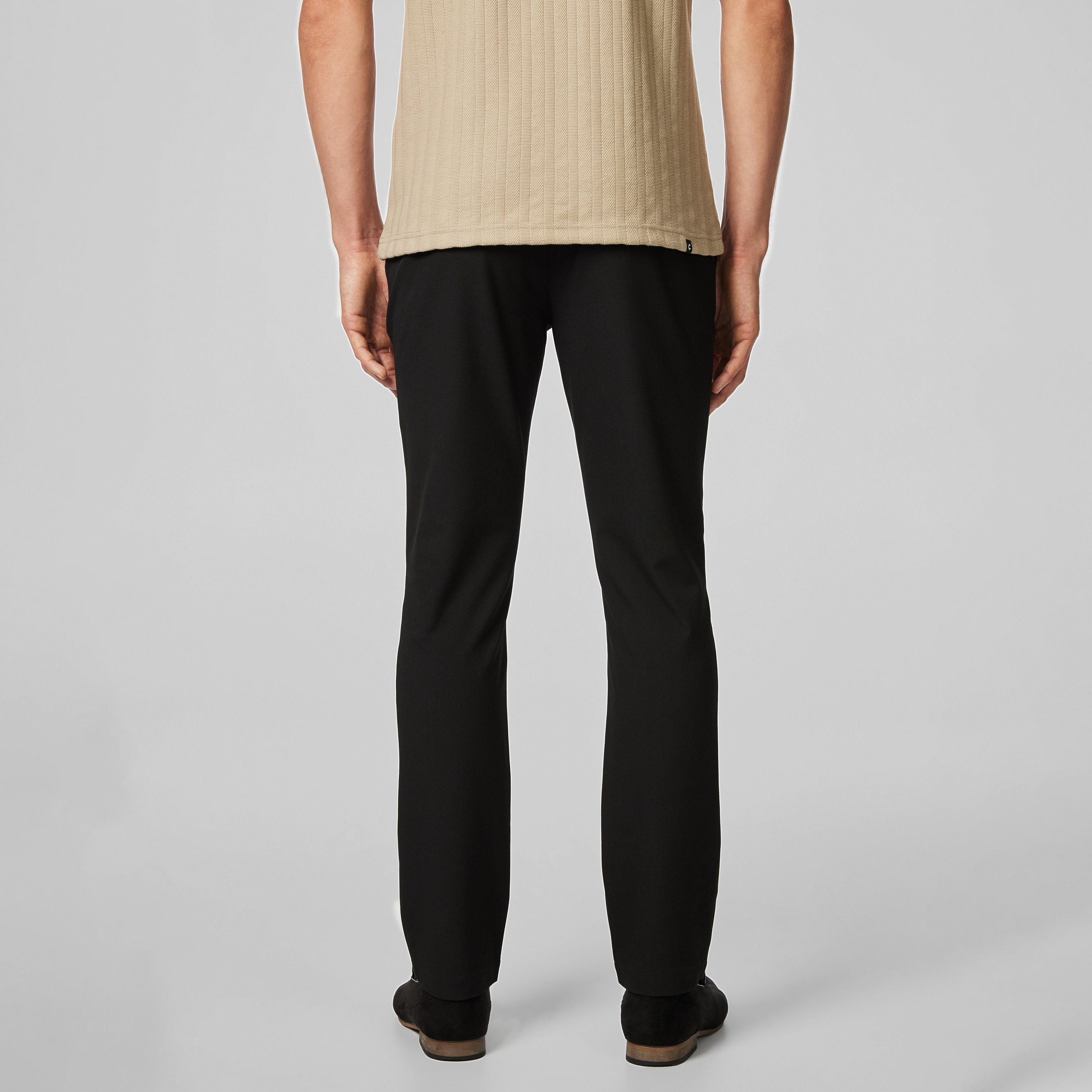 Black Hendon Slim Stretch Chino