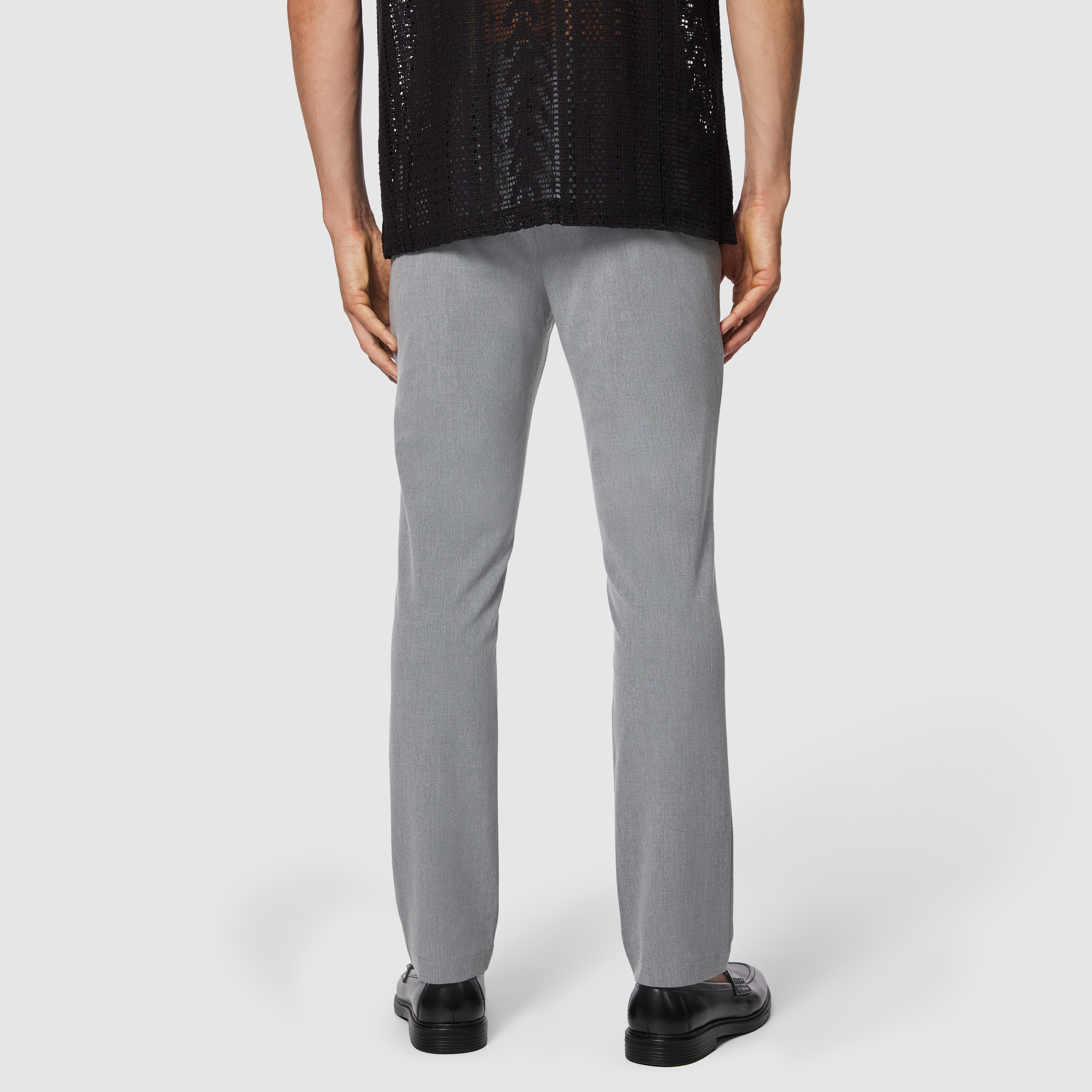 Grey Hendon Slim Stretch Chino