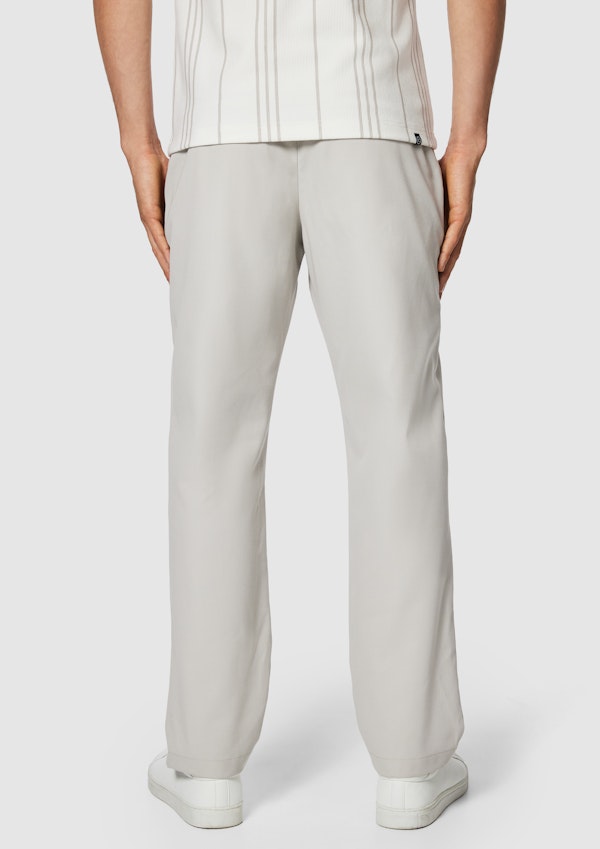 Ice Grey Brandon Tapered Stretch Chino