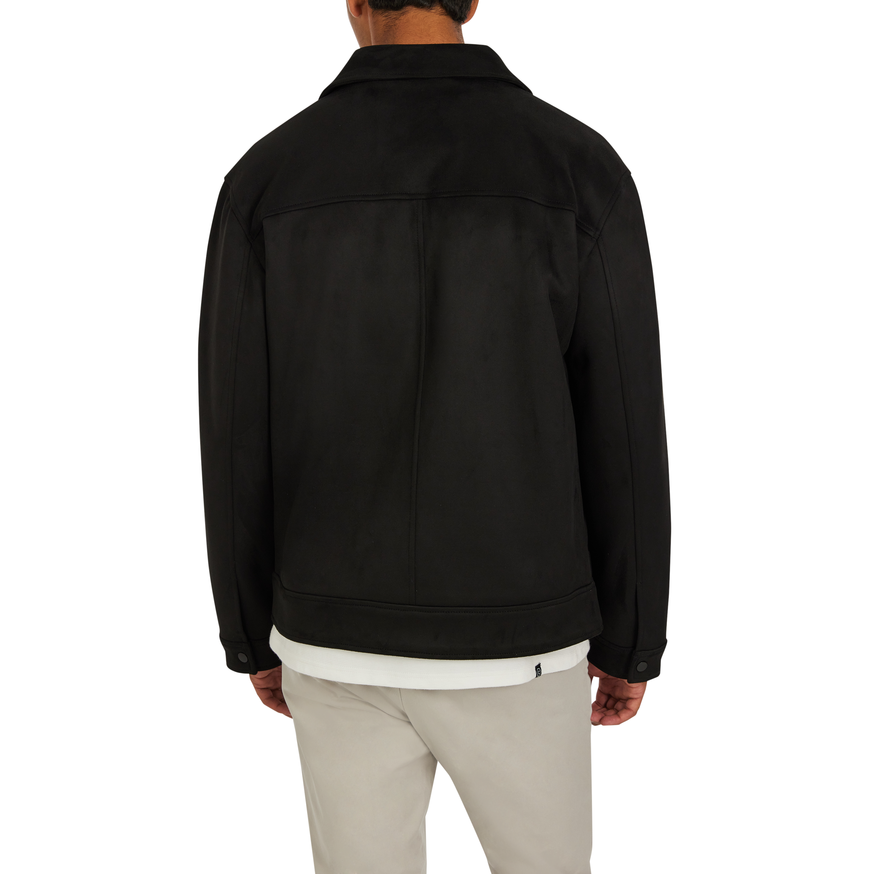 Black Vienna Faux Suede Jacket