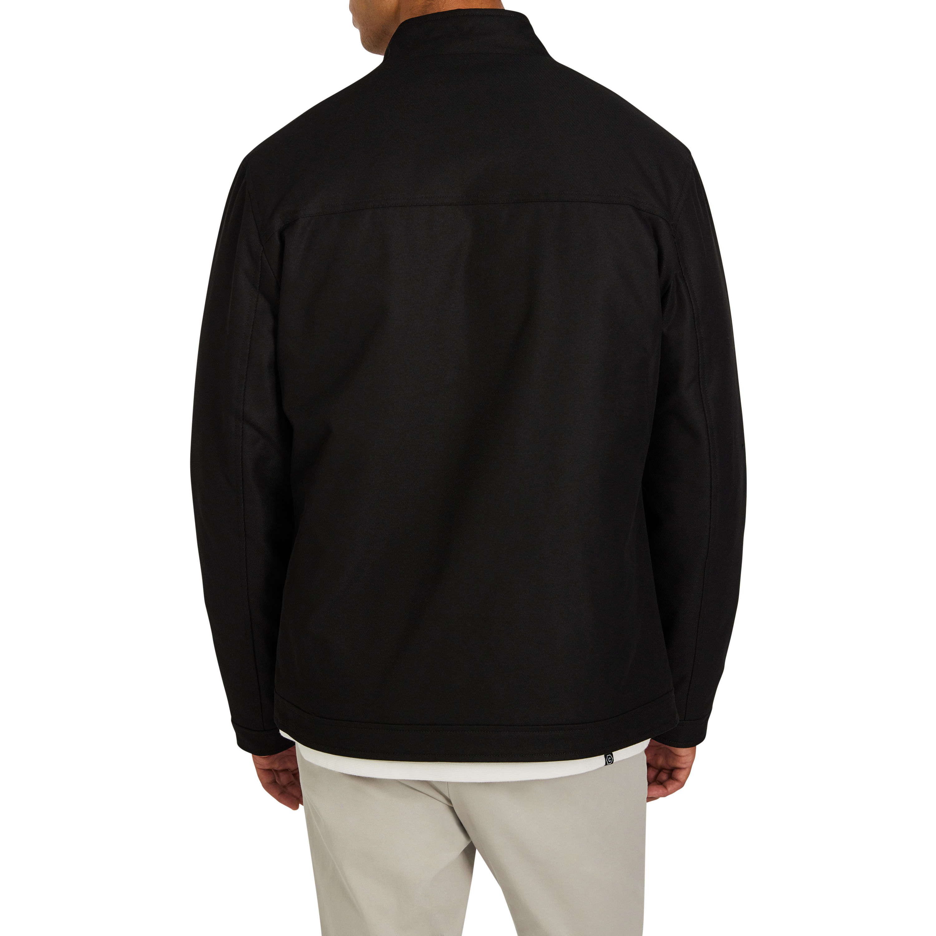 Black Patrol Zip Thru Jacket