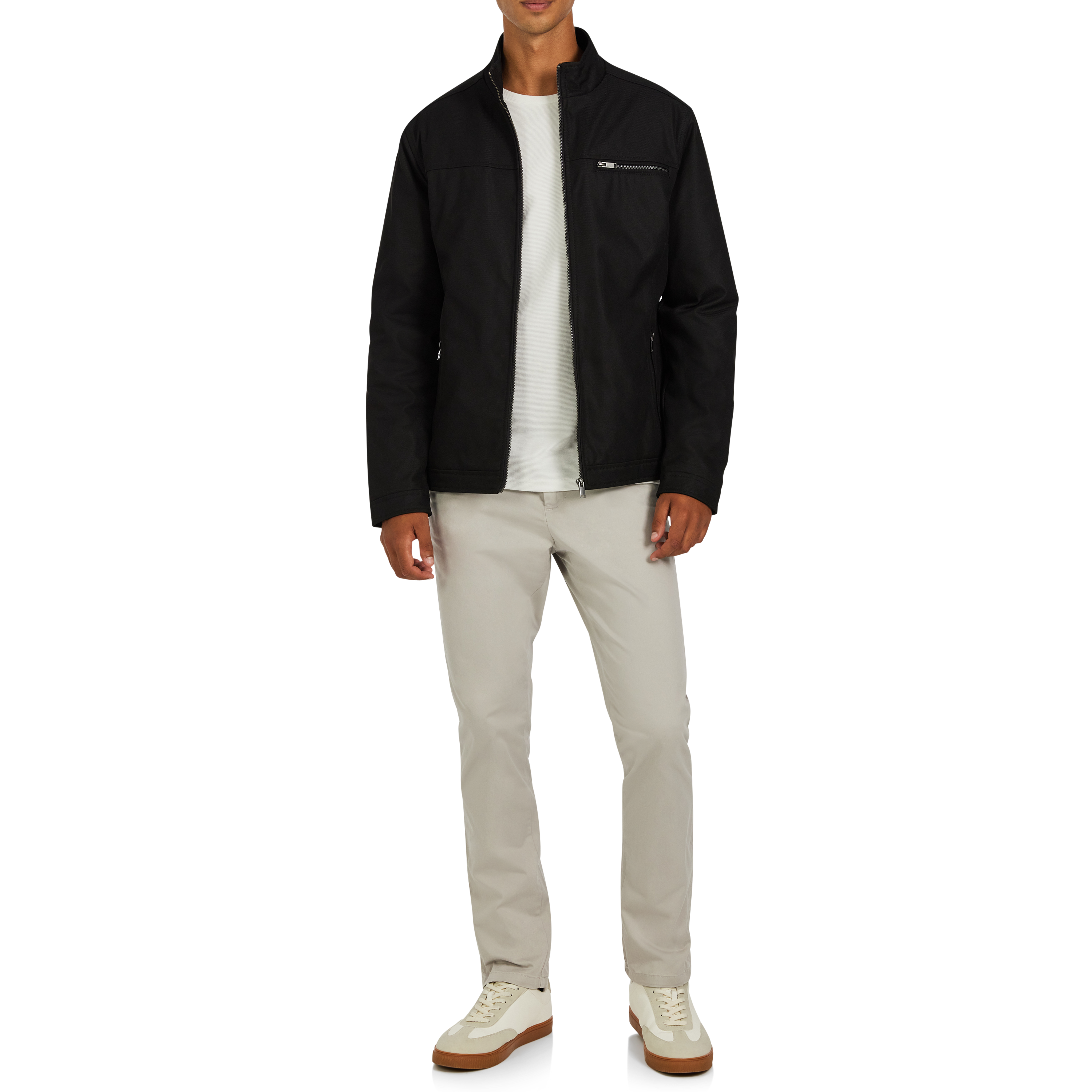 Black Patrol Zip Thru Jacket