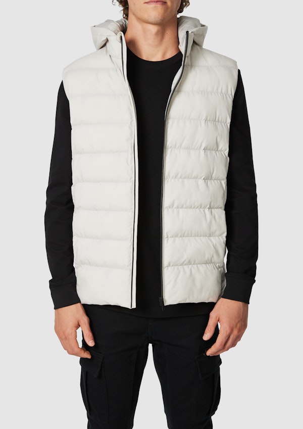 The Hero Puffer Vest Look
