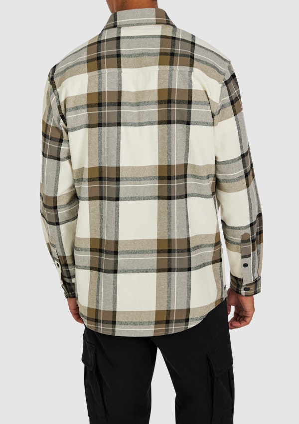 Stone Midway Check Overshirt
