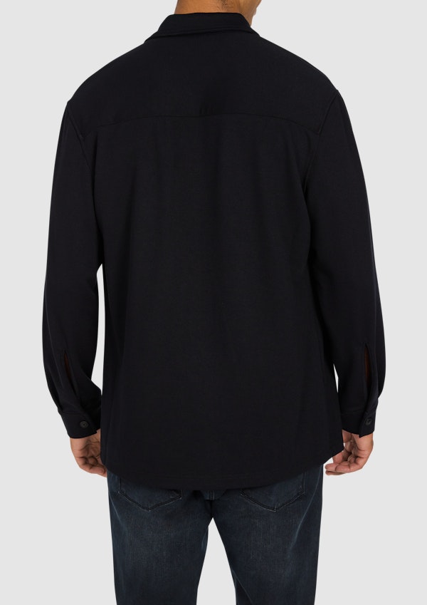 Ink Navy Motion Stretch Overshirt