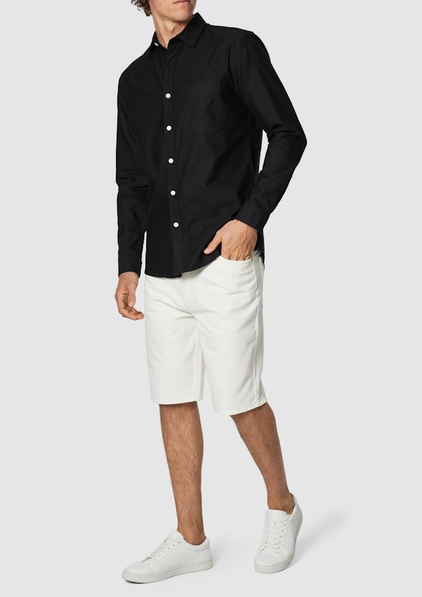 Black Chapman Classic Stretch Oxford Shirt