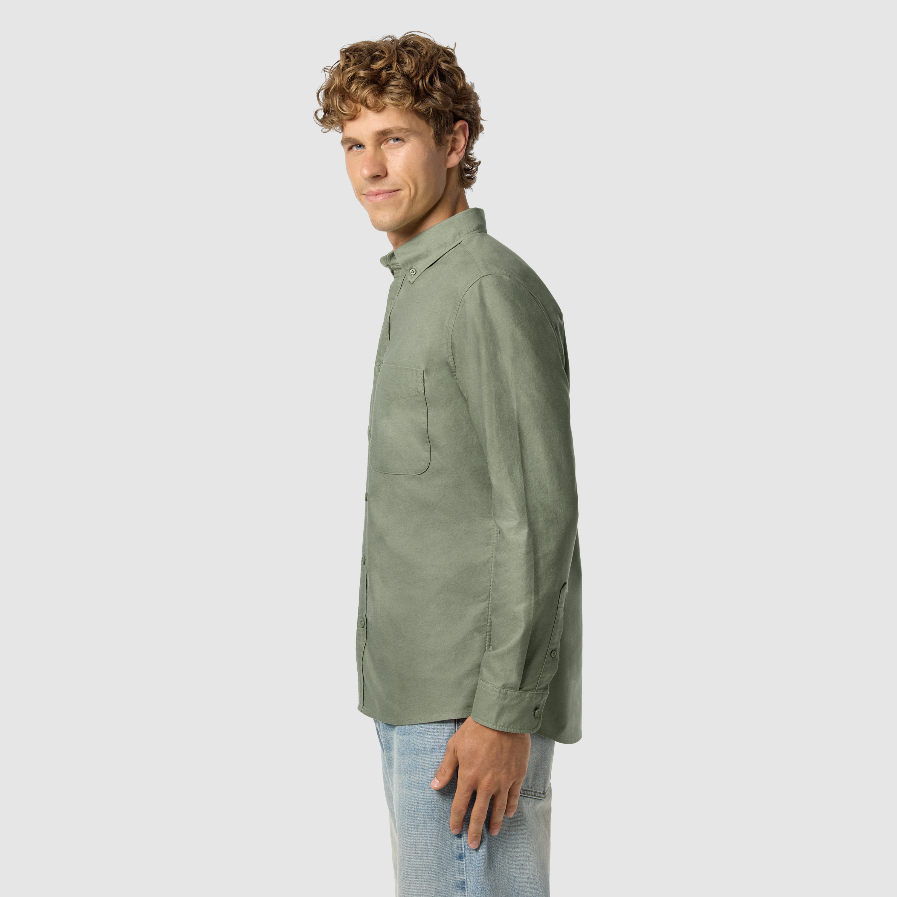 Green Chapman Classic Stretch Oxford Shirt
