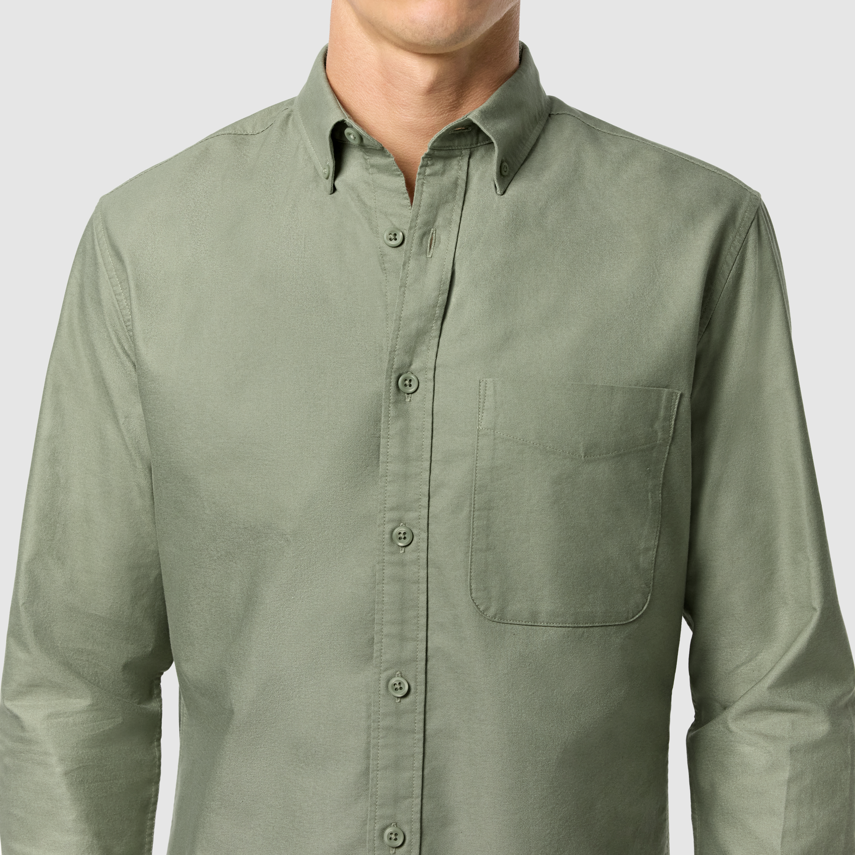 Green Chapman Classic Stretch Oxford Shirt