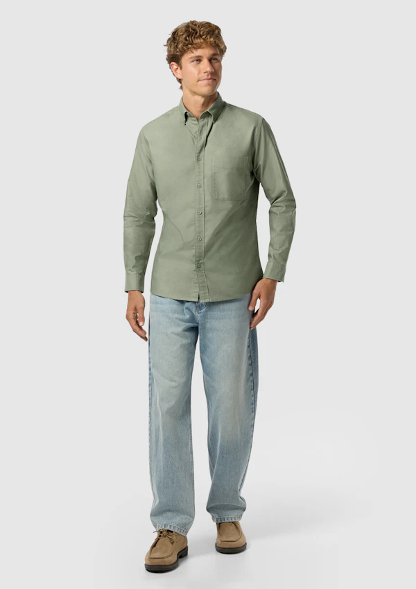 Green Chapman Classic Stretch Oxford Shirt