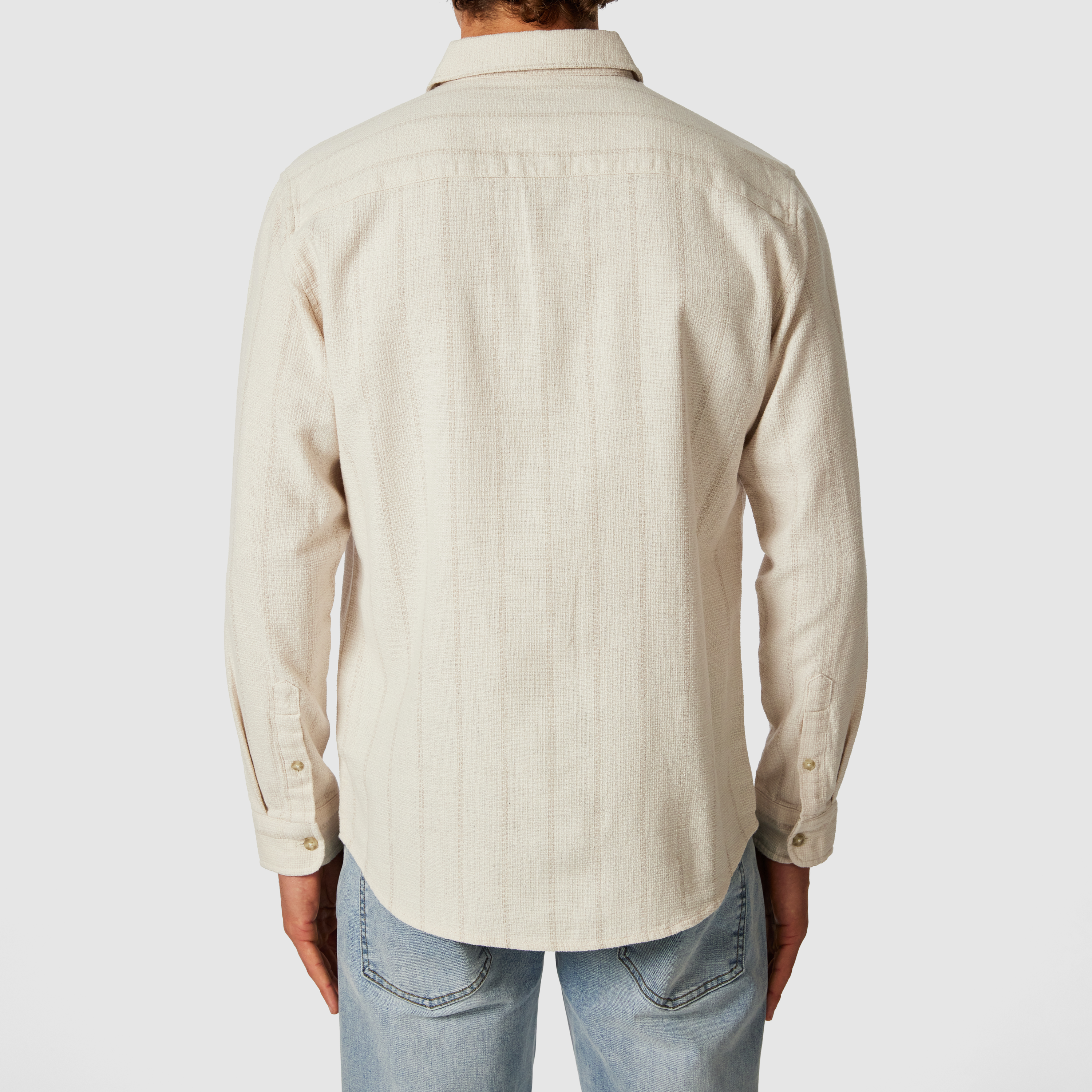 Miami Stripe Slim Casual Shirt