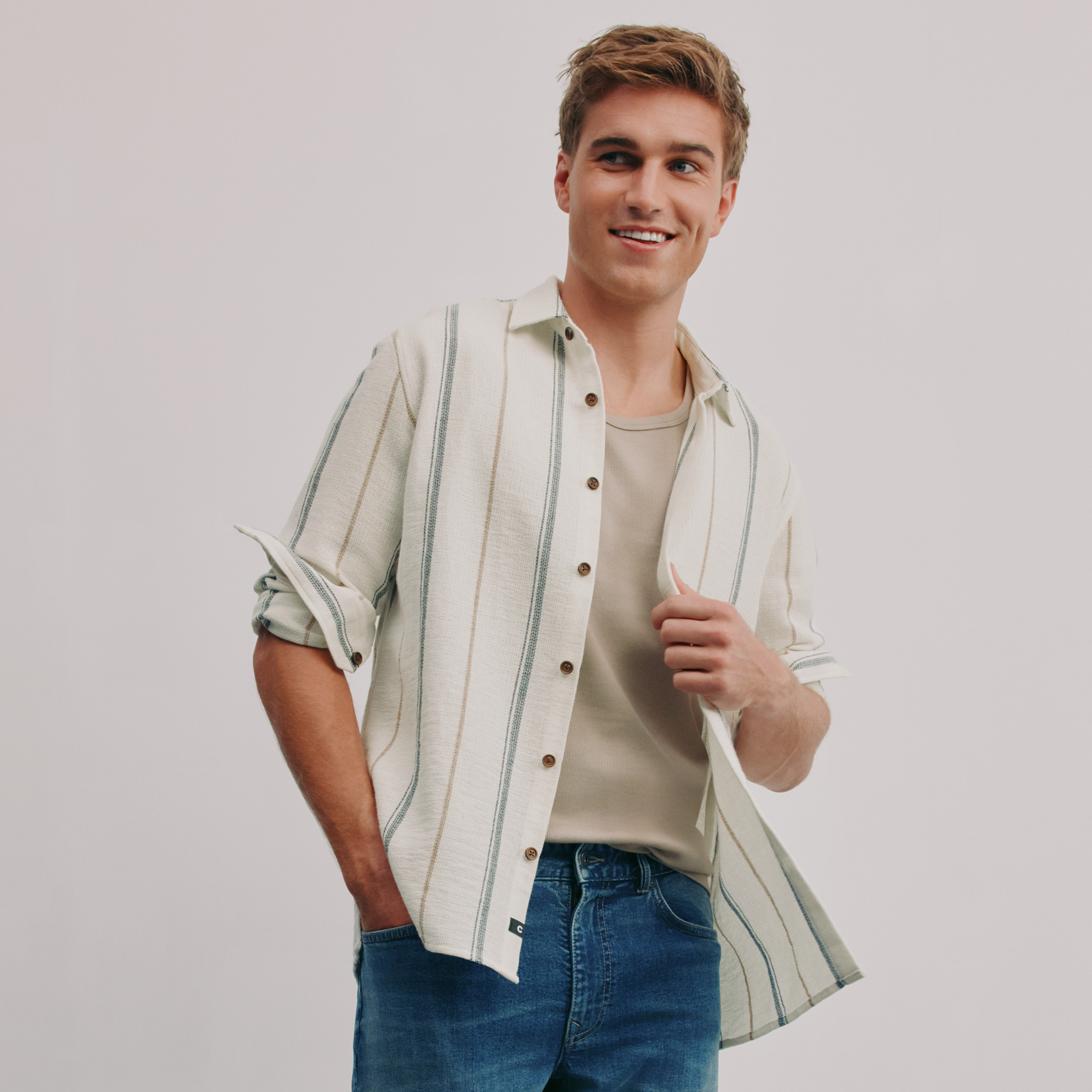 Alamo Stripe Classic Casual Shirt