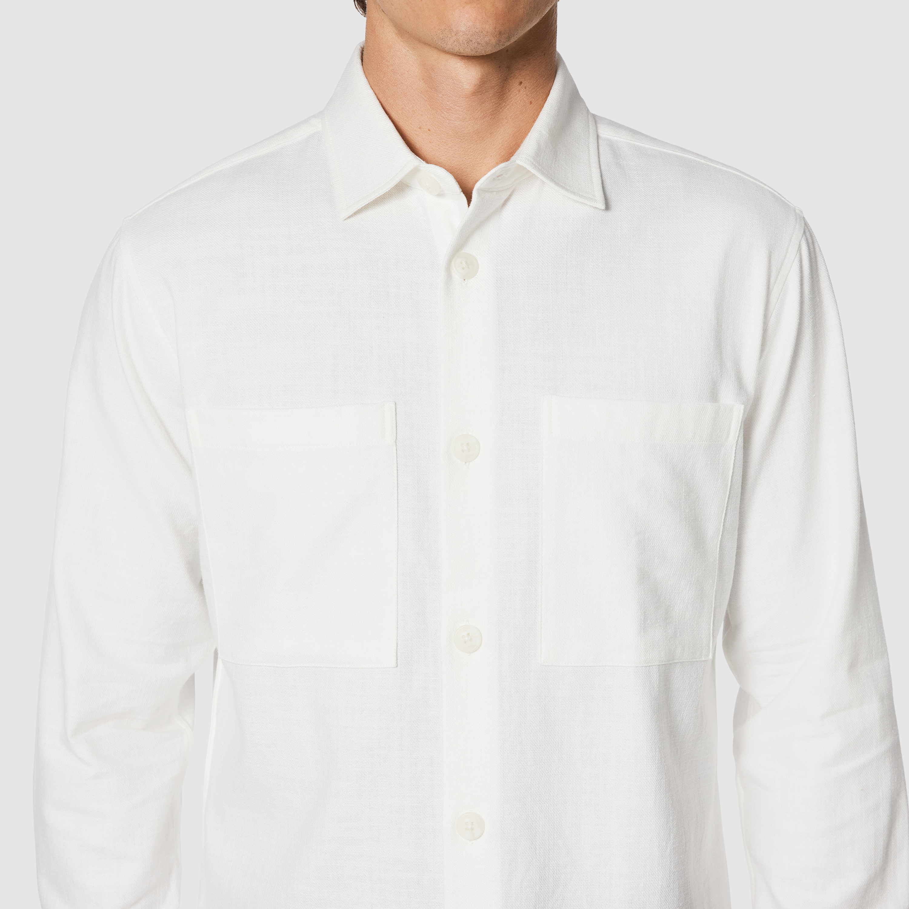 Off White Jake Textured Overshirt
