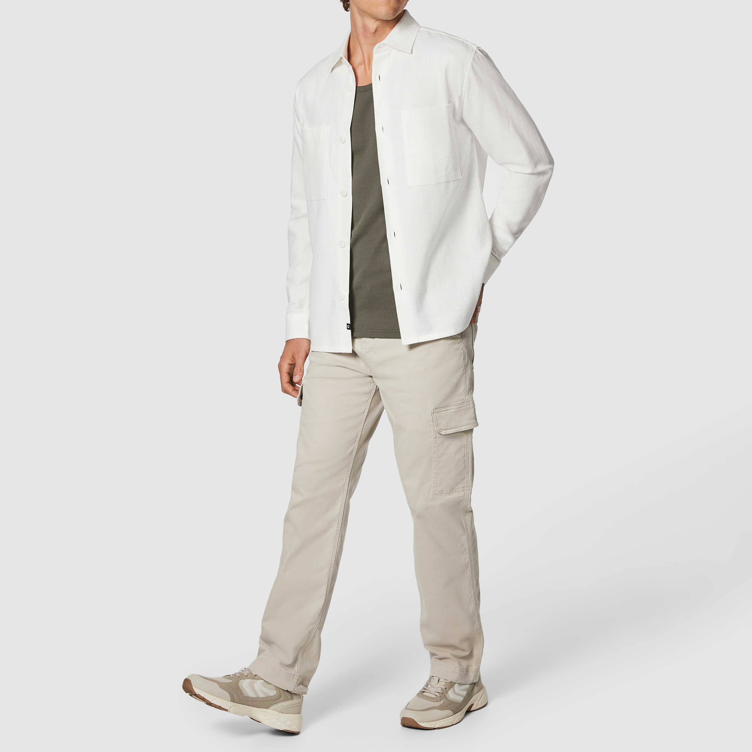 Off White Jake Textured Overshirt