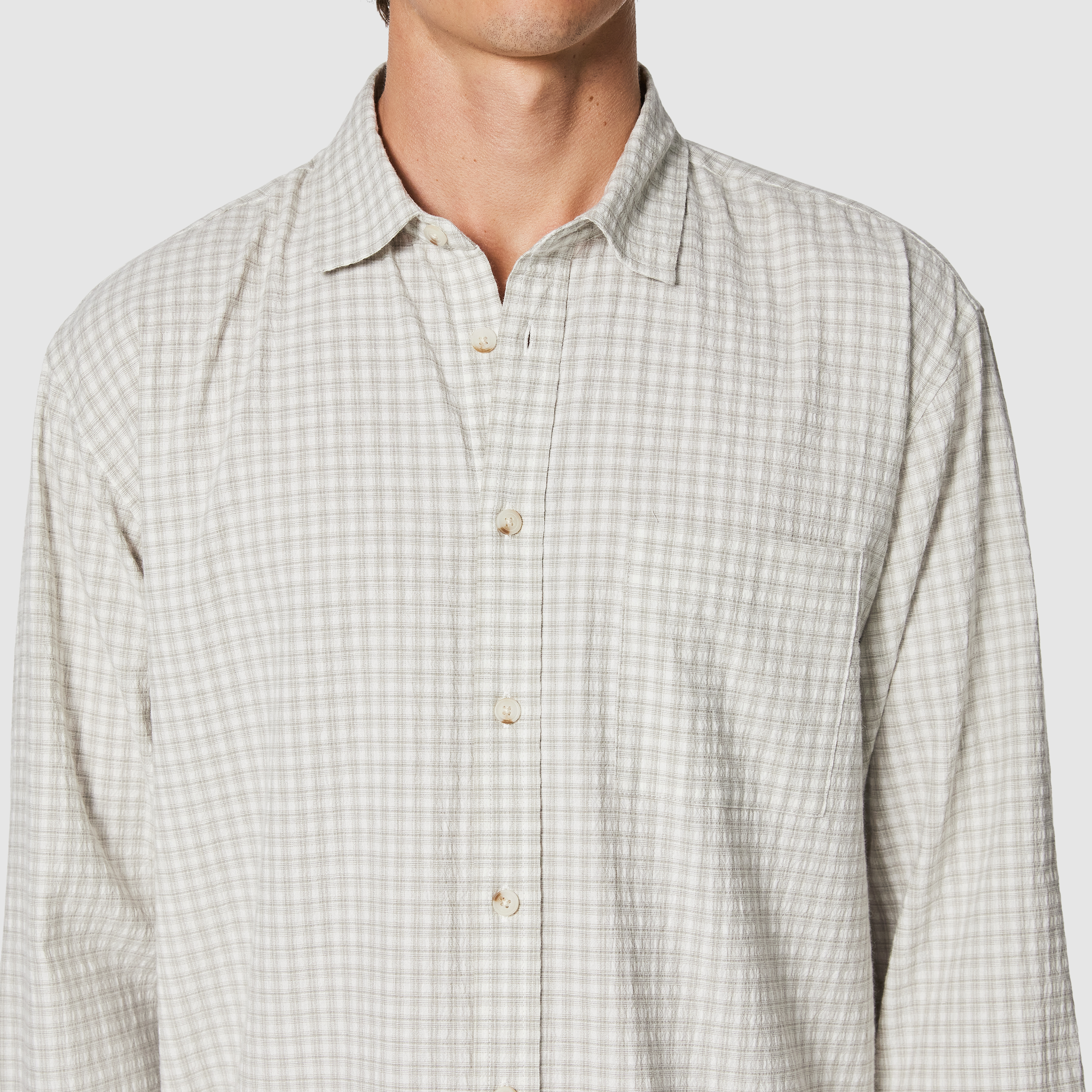 Doug Textured Check Shirt
