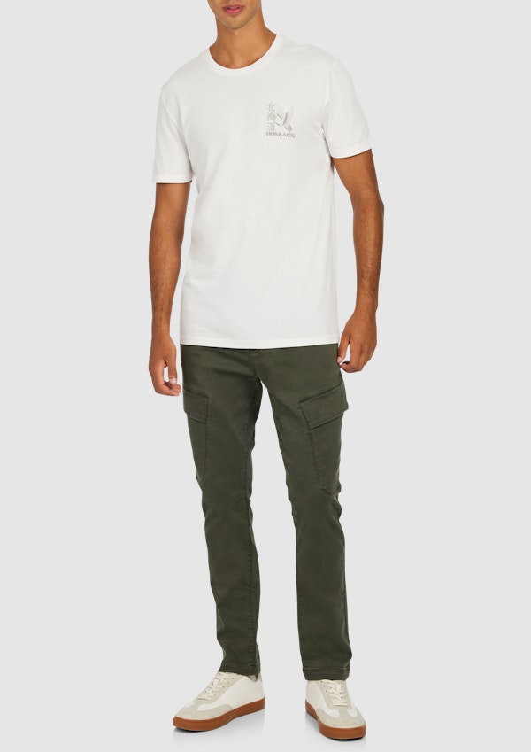 Dark Green Jacob Stretch Cargo Jogger