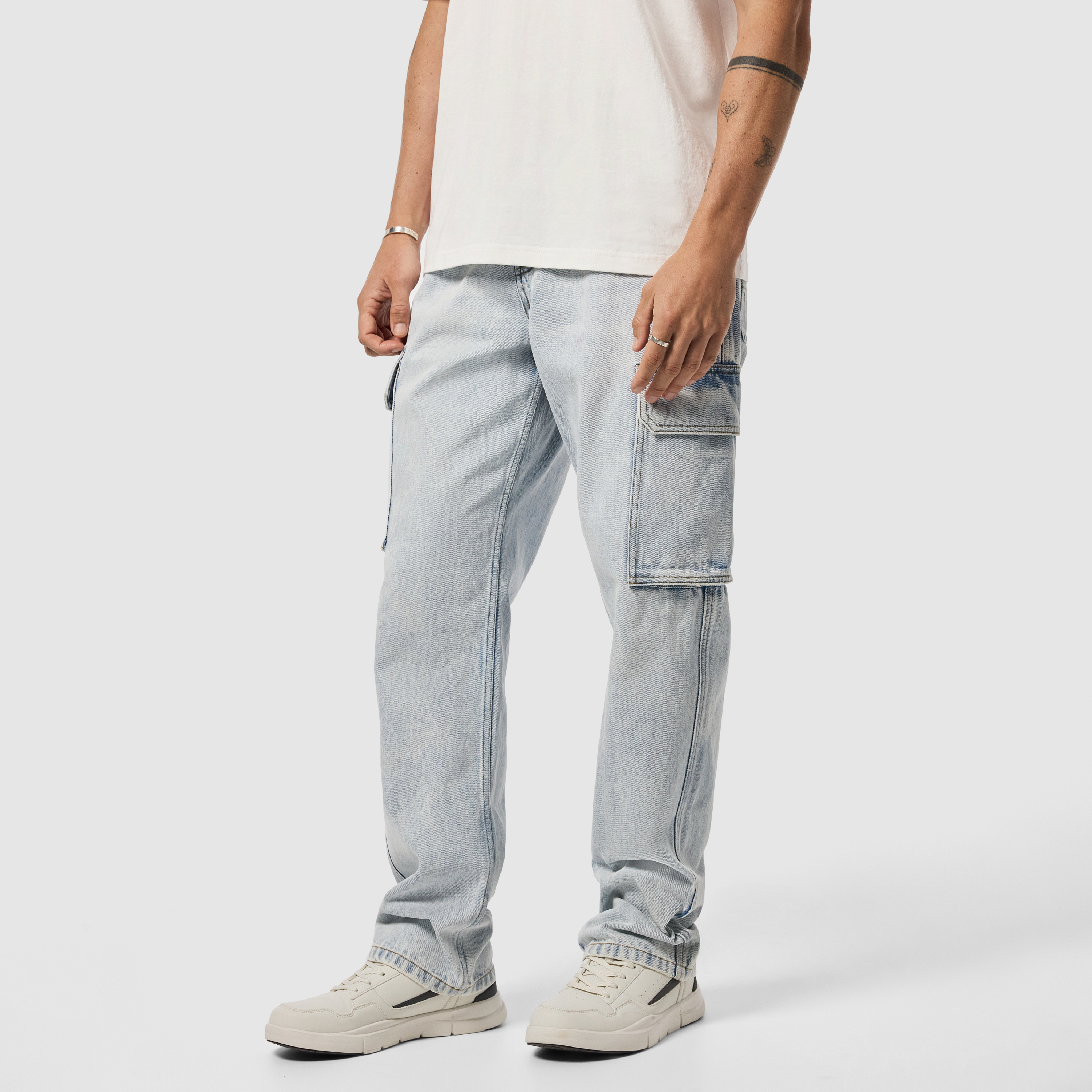 Denim Gabe Relaxed Denim Cargo Pant