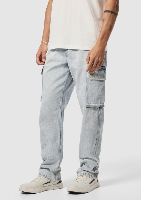 Denim Gabe Relaxed Denim Cargo Pant