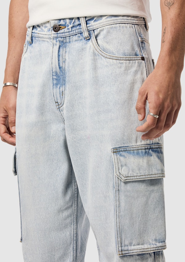 Denim Gabe Relaxed Denim Cargo Pant