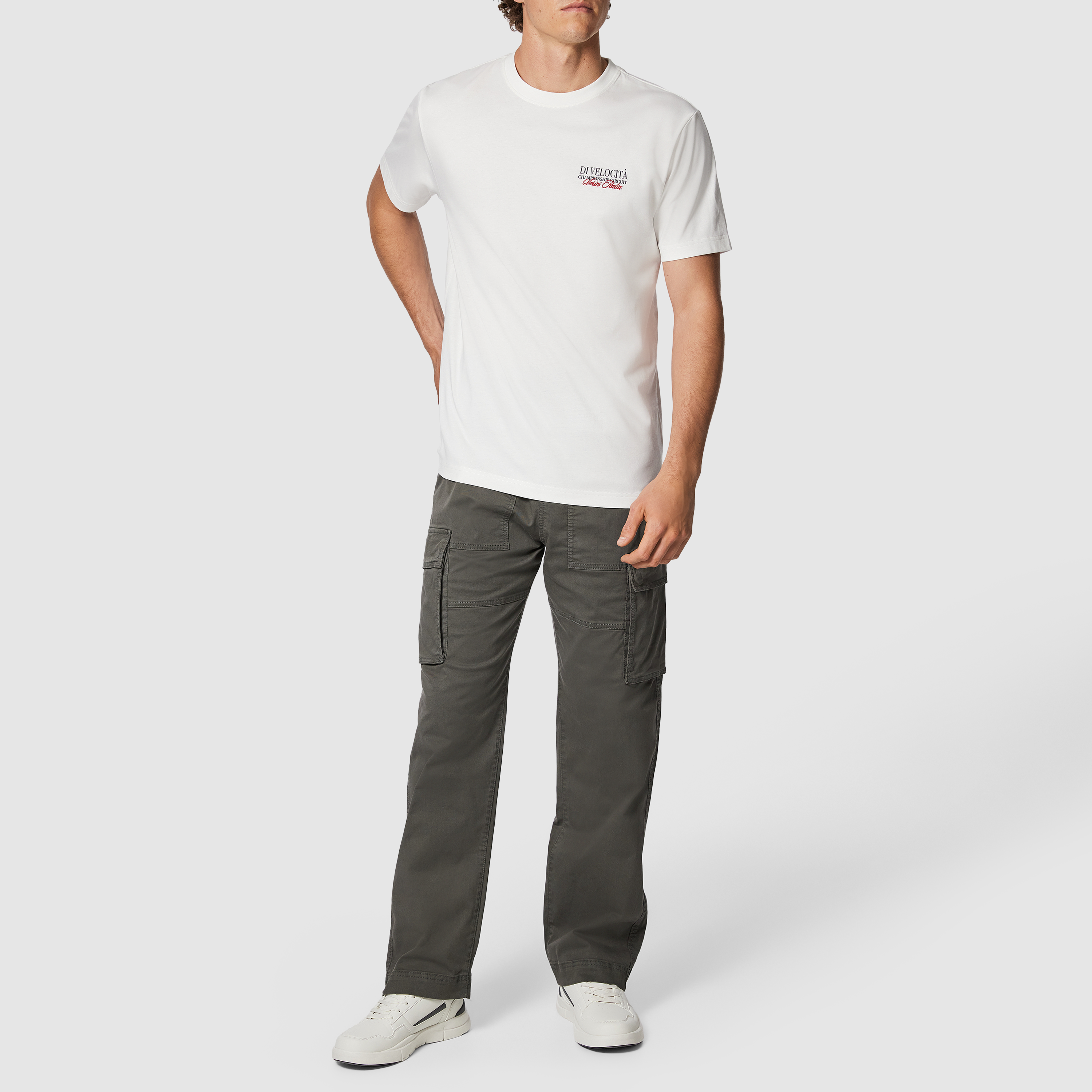 Military Green Shay Baggy Cargo Pant