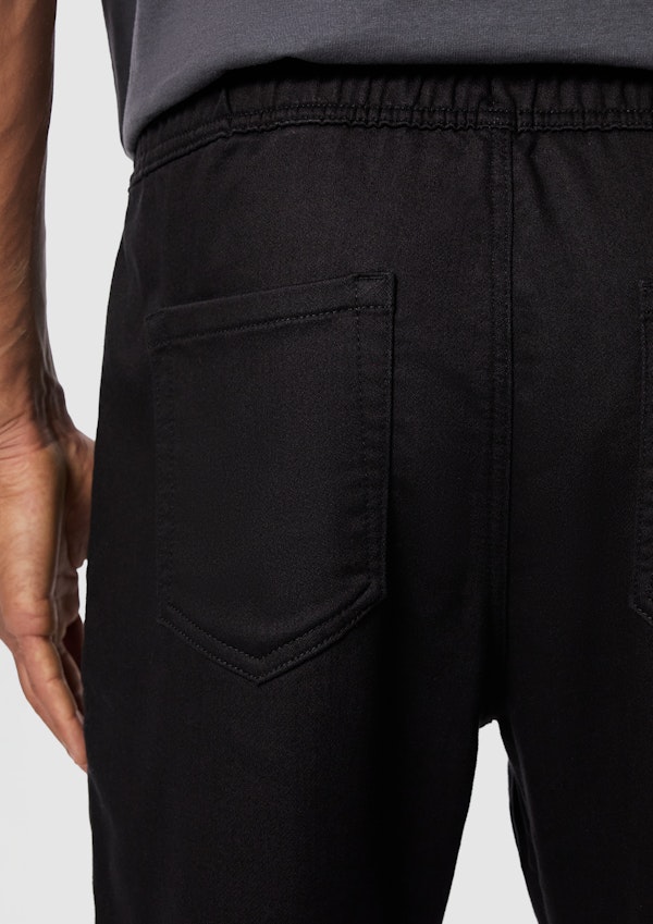 Black Carl Denim Jogger