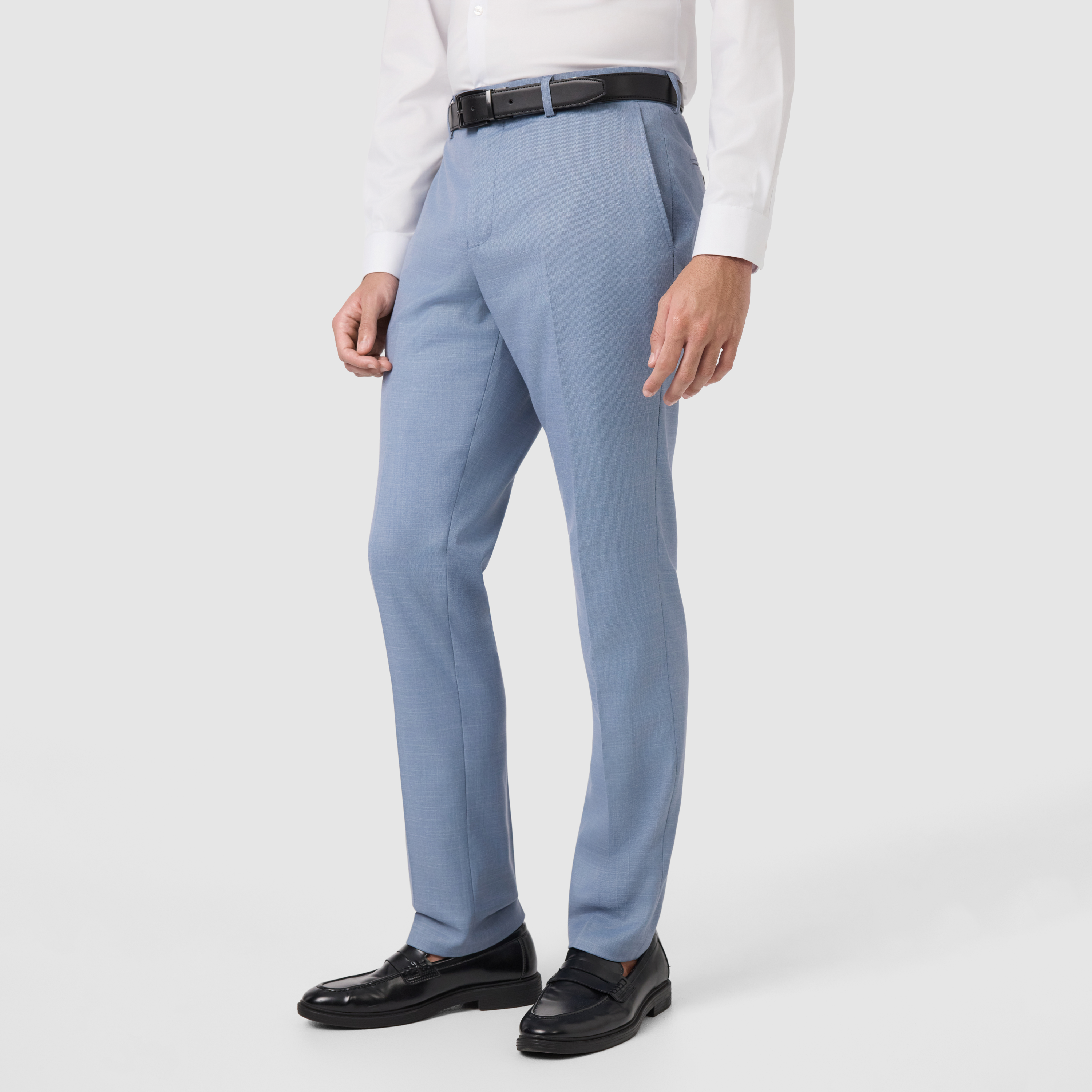 Light Blue Scotney Slim Stretch Dress Pant