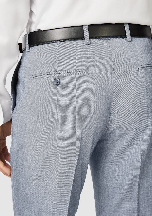 New Blue Porter Slim Stretch Suit