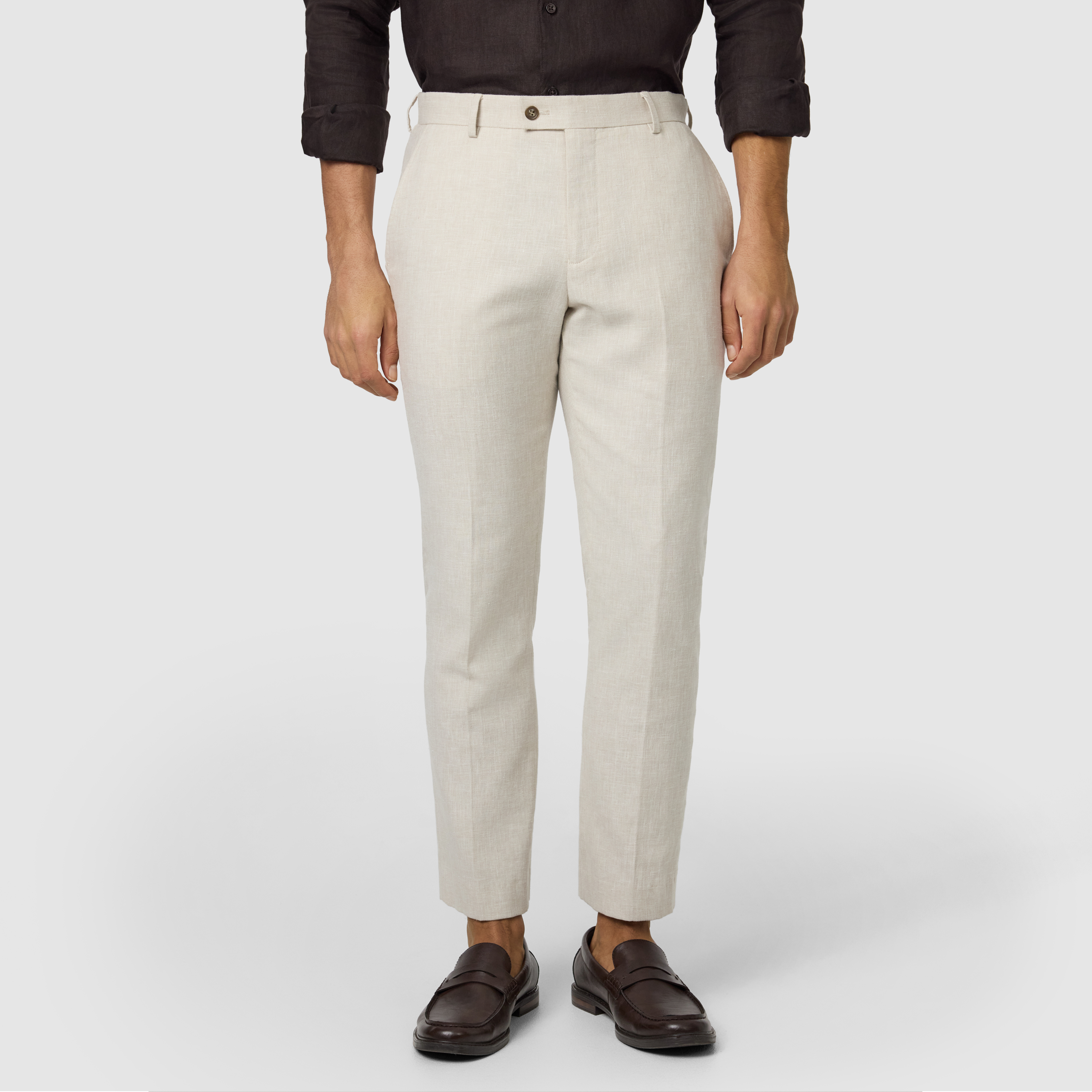 Harper Classic Cotton Linen Dress Pant
