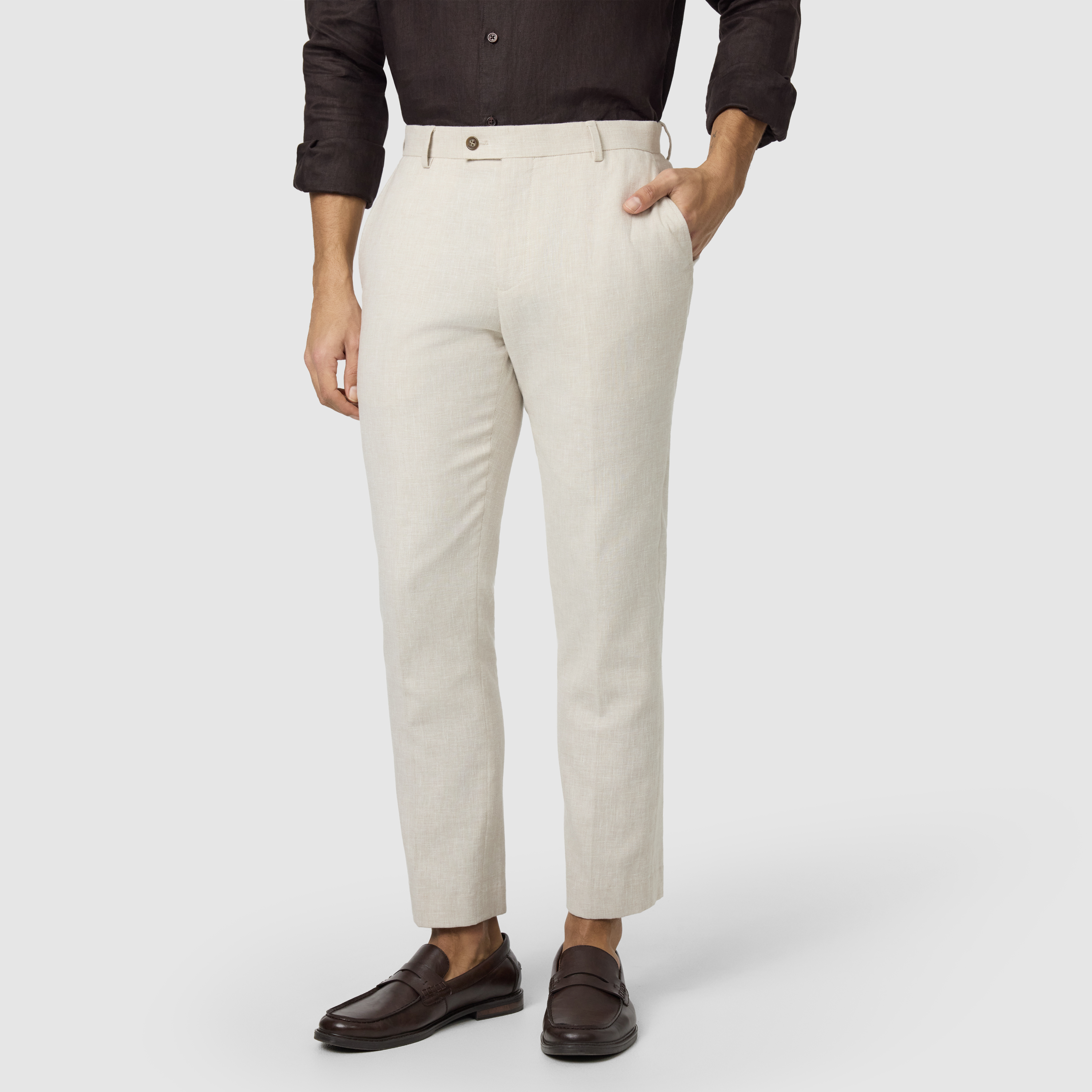 Sand Harper Classic Cotton Linen Dress Pant