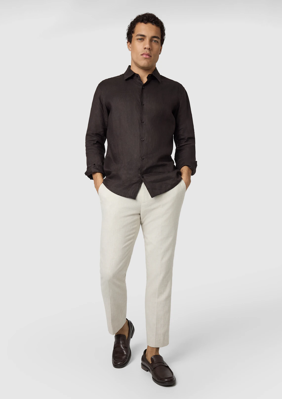Sand Harper Classic Cotton Linen Dress Pant