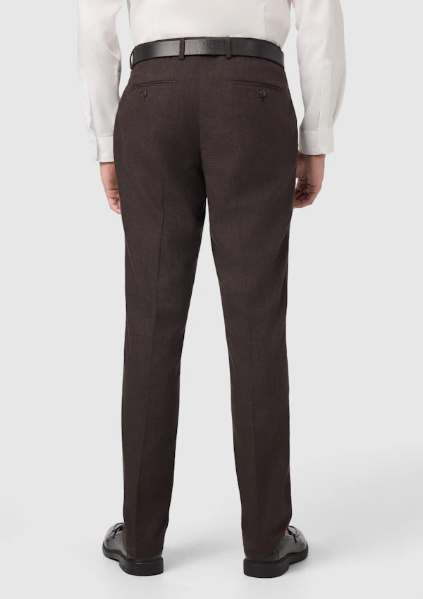 Chocolate Harper Slim Dress Pant