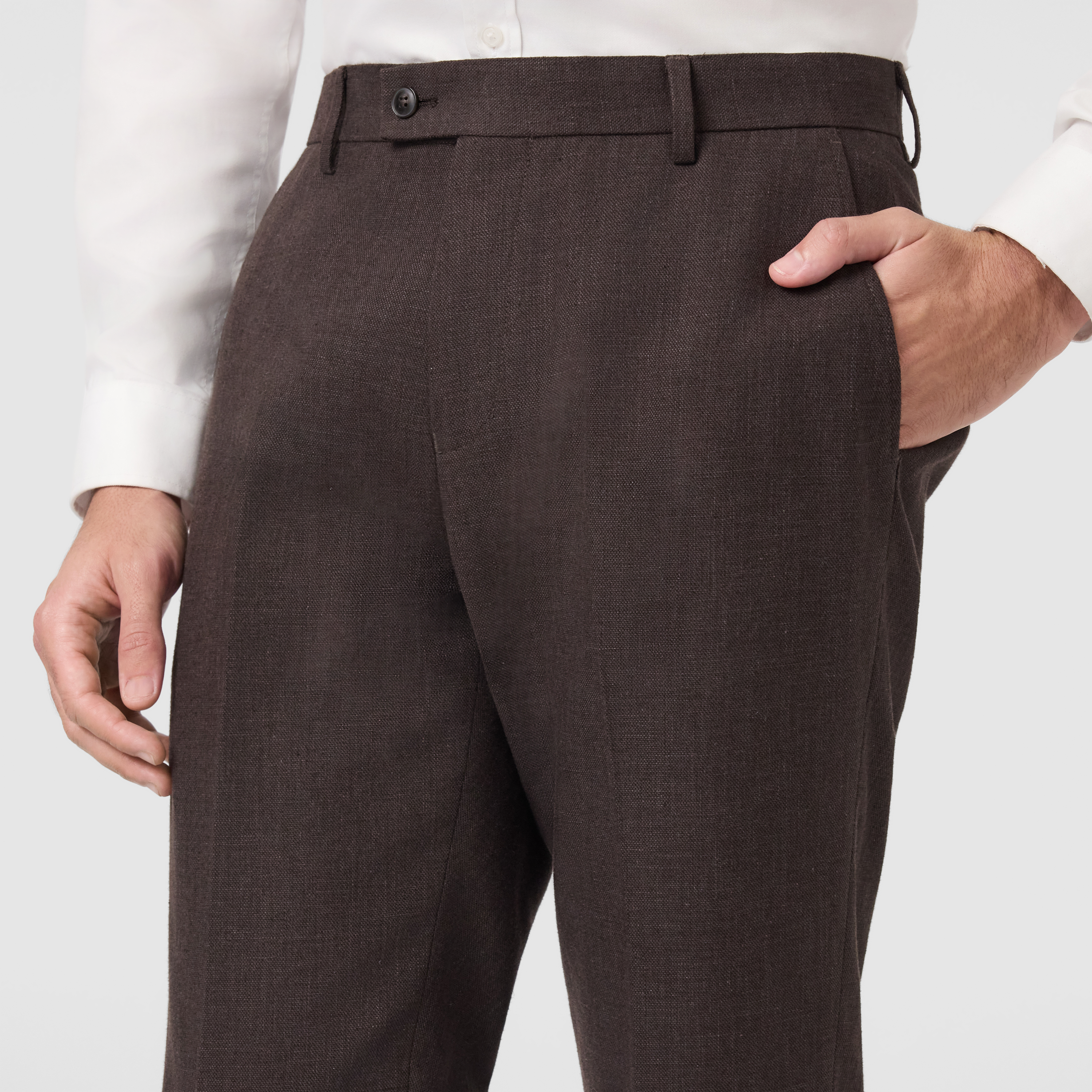 Chocolate Harper Slim Dress Pant