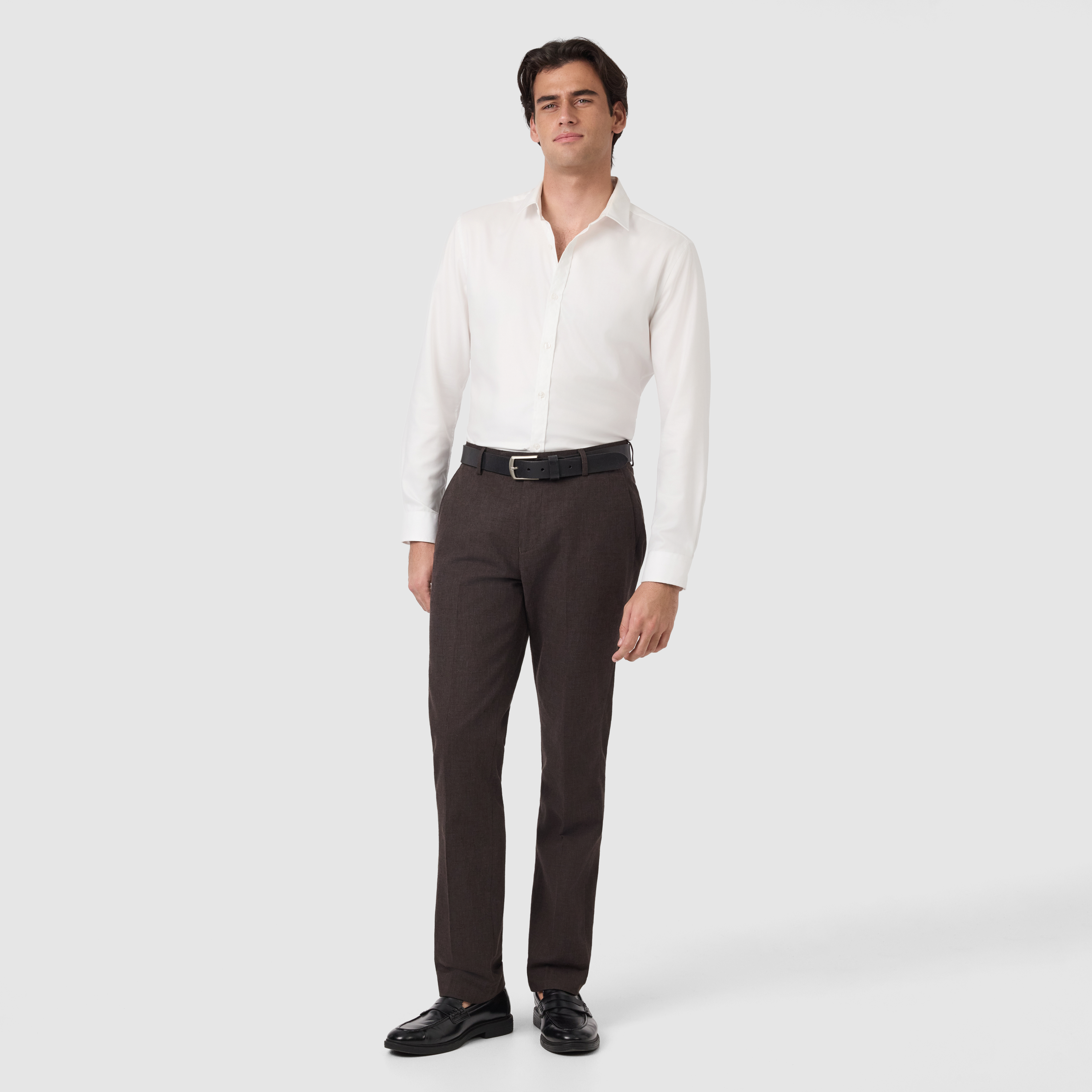 Chocolate Harper Slim Dress Pant
