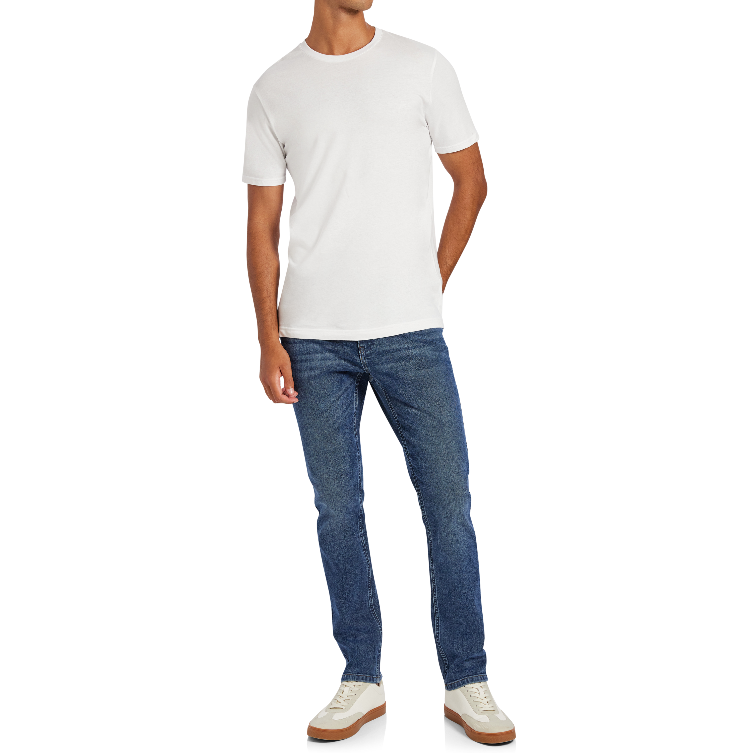 Mid Denim Galaxy Slim Stretch Jean