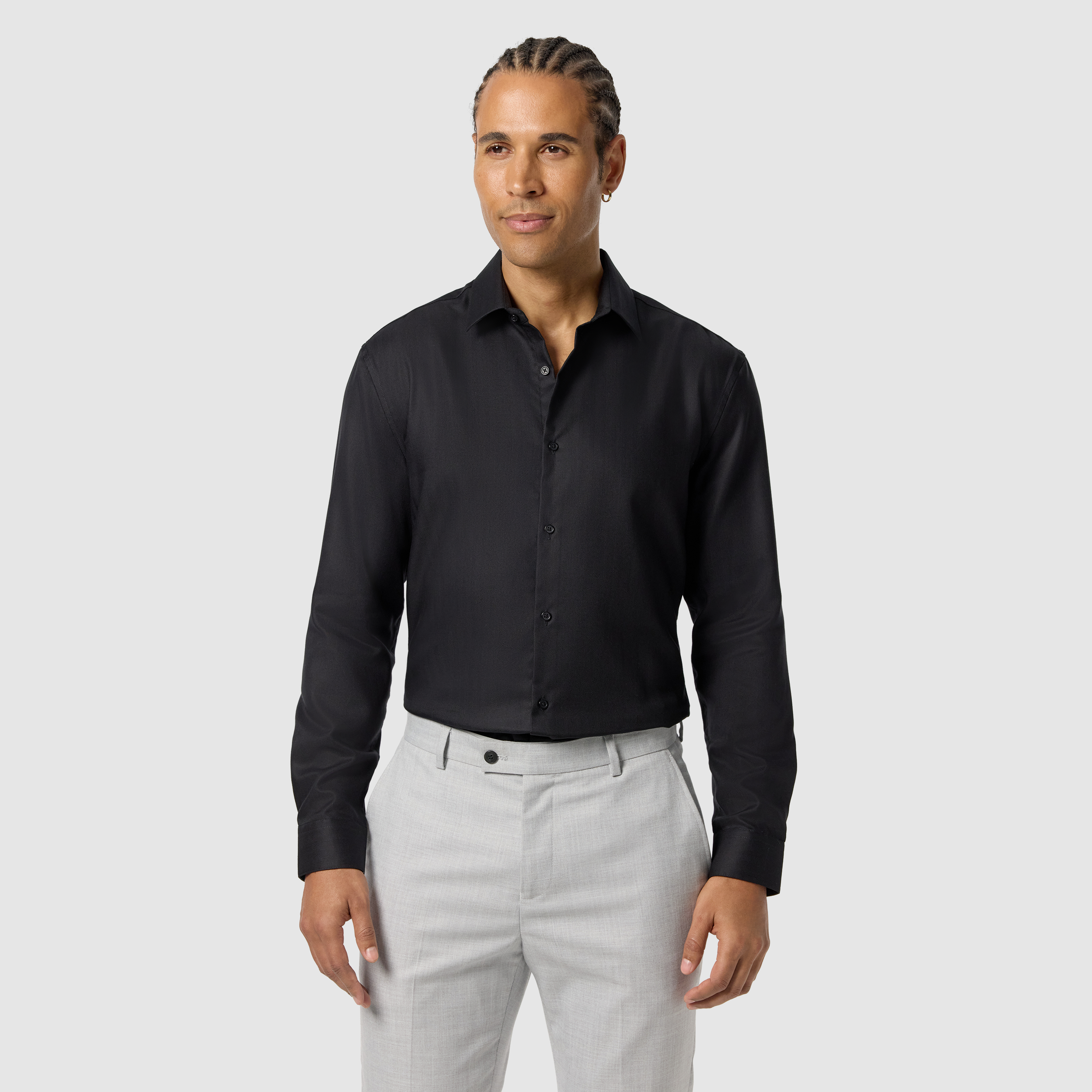 Lansel Slim Cotton Dress Shirt