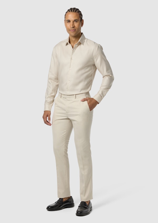 Stone Lansel Slim Cotton Dress Shirt