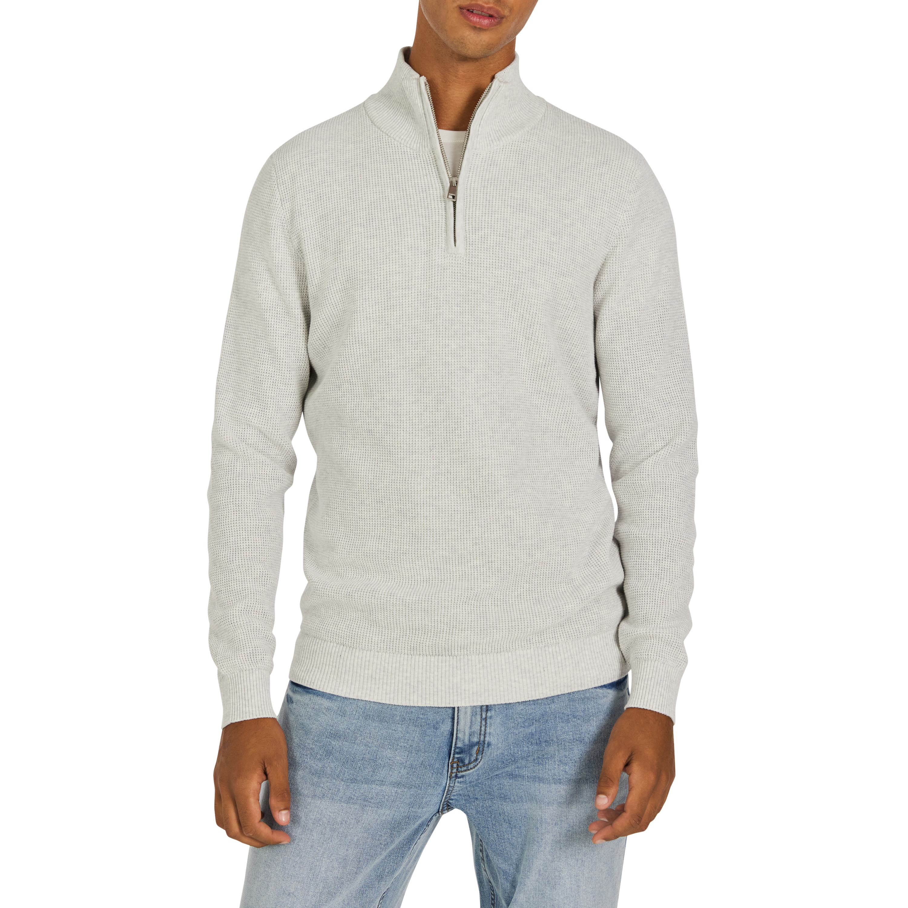 Palma Cotton Quarter Zip Knit